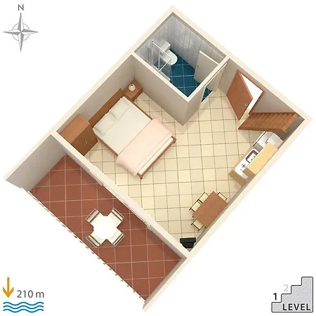 Studio Duce 7532d Apartment *